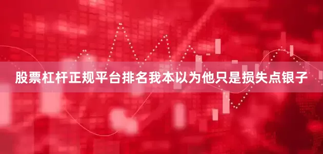 股票杠杆正规平台排名我本以为他只是损失点银子