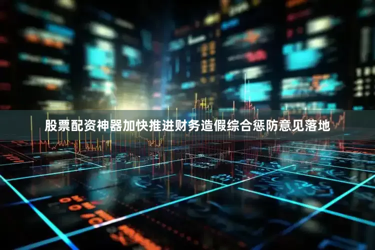 股票配资神器加快推进财务造假综合惩防意见落地